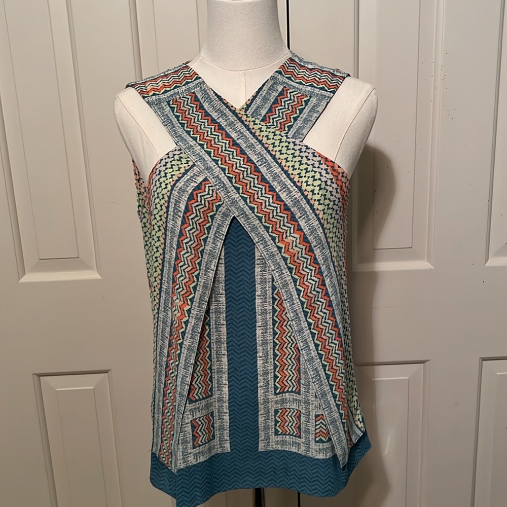 BCBG maxazria sleeveless wrap tank size xs